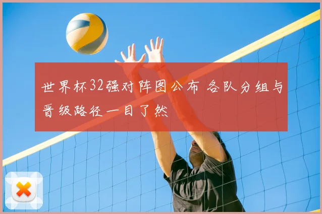 世界杯32强对阵图公布 各队分组与晋级路径一目了然
