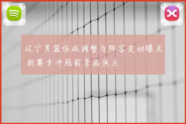 辽宁男篮伤病调整与阵容变动曝光 新赛季冲冠前景成焦点